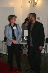 The man on the left is Actor Director Film Maker JORDAN PEELE.